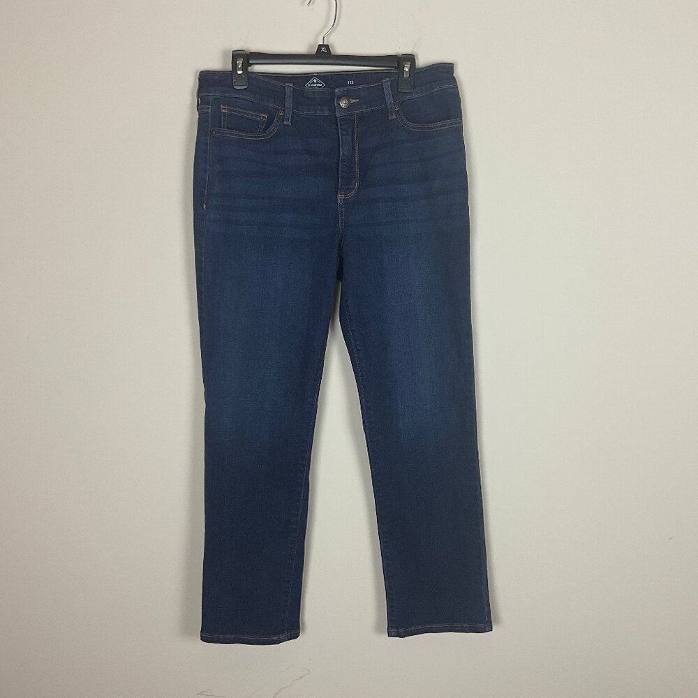2/$20 St. Johns Bay Straight Leg Jeans 12 - Picture 1 of 3
